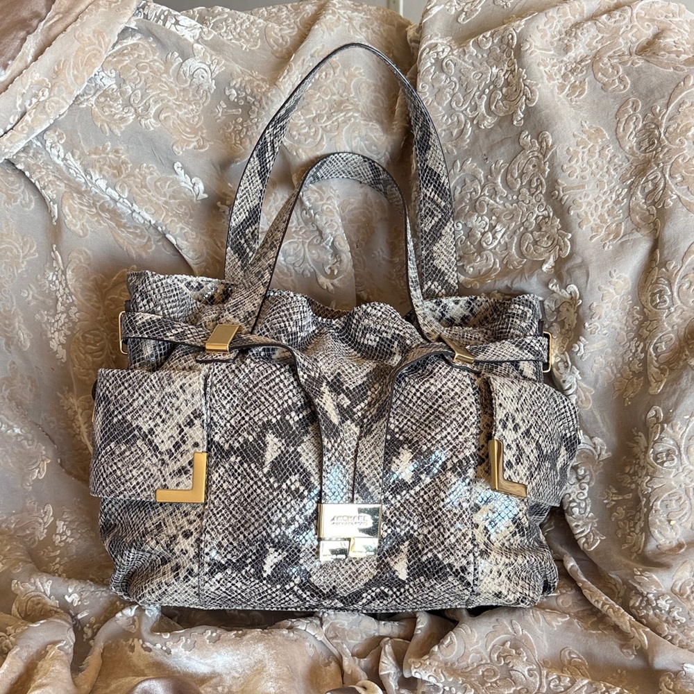 Snakeskin Patterned Women's Bag MK NWT